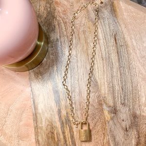 Upcycled Louis Vuitton necklace